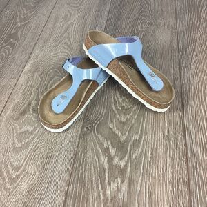 Birkenstock Gizeh 36 Dove‎ Blue Purple Sandal Purple